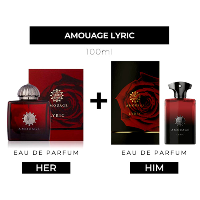 Lyric 100ml EDP Women + 100ml EDP Men by Amouage