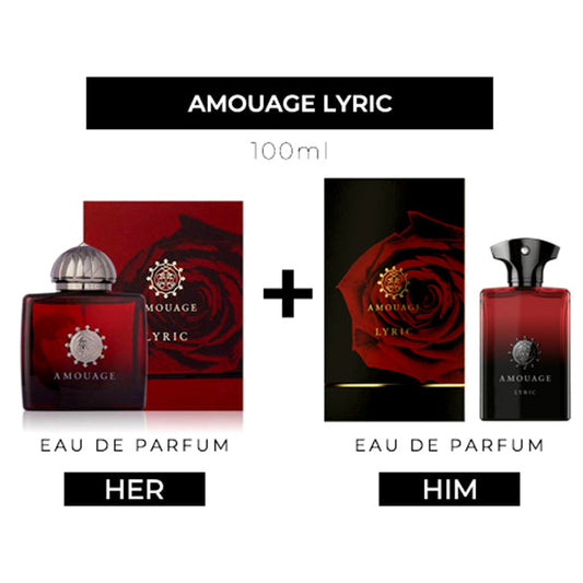 Lyric 100ml EDP Women + 100ml EDP Men by Amouage