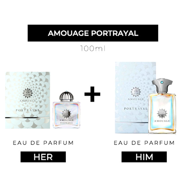 Portrayal 100ml EDP Women + 100ml EDP Men by Amouage