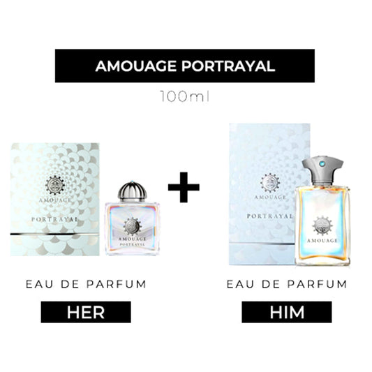 Portrayal 100ml EDP Women + 100ml EDP Men by Amouage