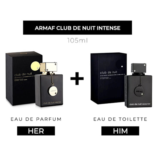 Club De Nuit Intense 105ml EDP Women + 105ml EDT Men by Armaf