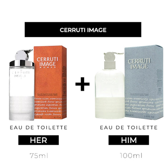 Cerruti Image 75ml EDT Women + 100ml EDT Men by Cerruti