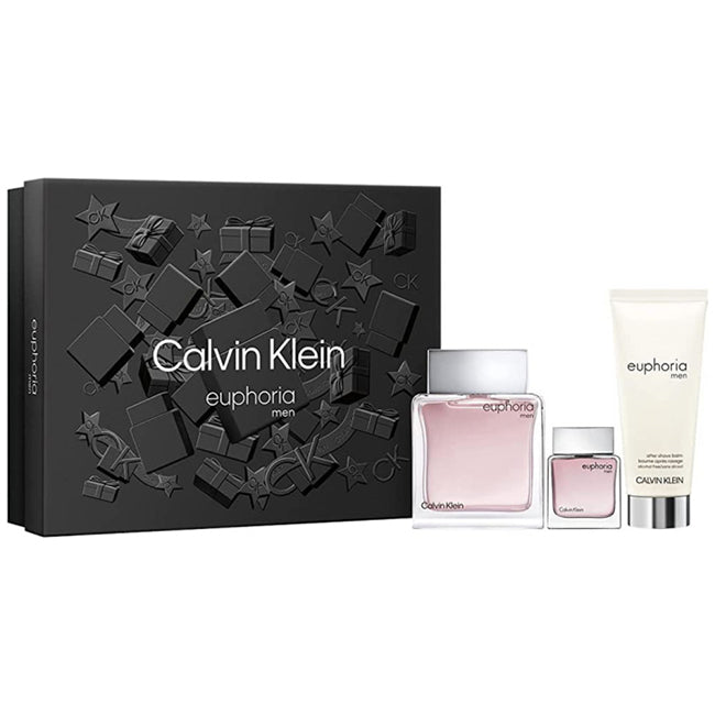 Ck Euphoria 3Pc Gift Set for Men by Calvin Klein