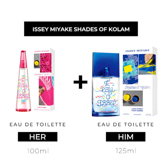 Shades Of Kolam 100ml EDT Women + 125ml EDT Men by Issey Miyake