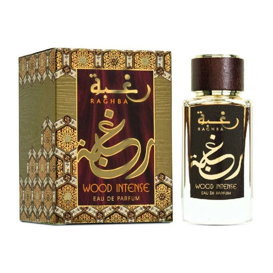 Lattafa Raghba Wood Intense 100ml EDP Spray for Unisex by Lattafa