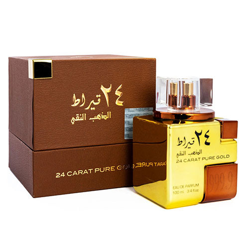 Lattafa 24 Carat Pure Gold 100ml EDP Spray for Unisex by Lattafa