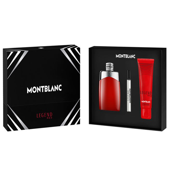 Legend Red 3Pc Gift Set for Men by Mont Blanc