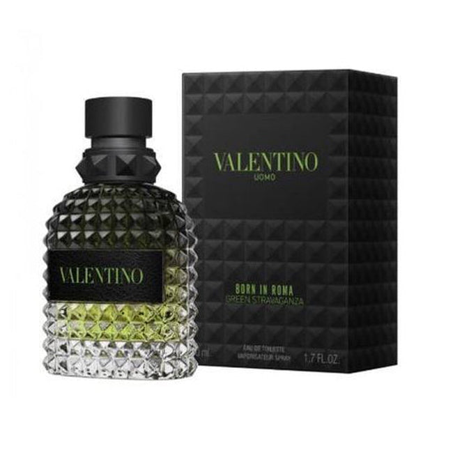 Valentino Uomo Born In Roma Green Stravaganza 50ml EDT Spray for Men by Valentino