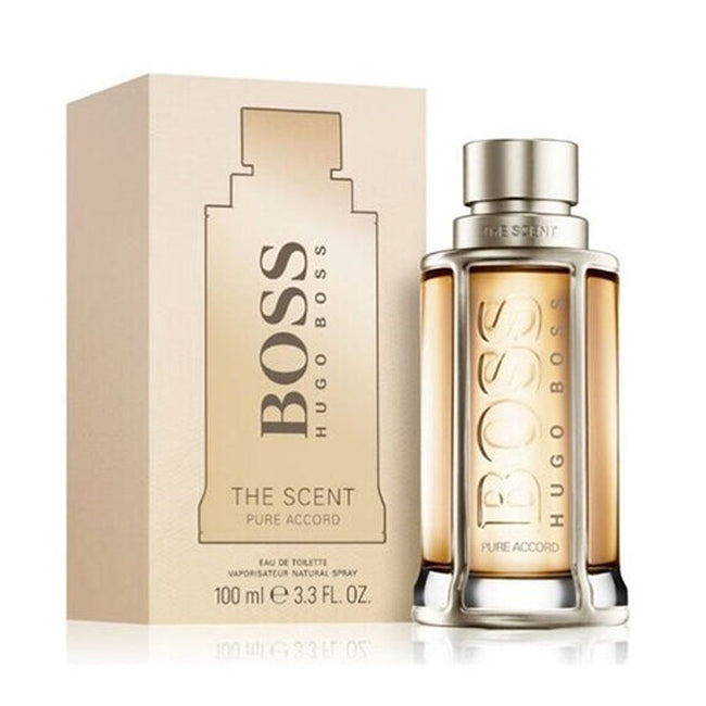 Boss The Scent Pure Accord 100ml EDT Spray for Men by Hugo Boss