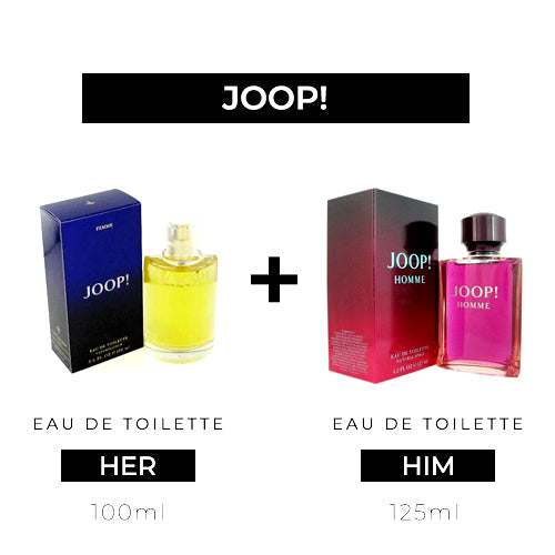 Joop Femme 100ml EDT Women + Homme 125ml EDT Men by Joop!