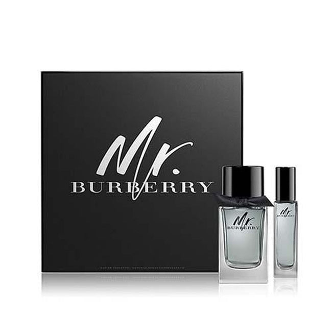Mr Burberry 2Pc 100ml/30ml EDT Spray for Men by Burberry