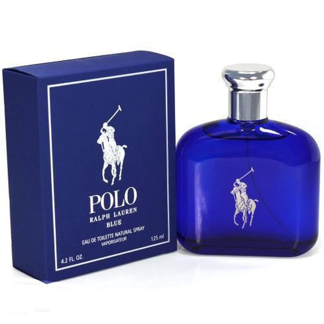 Polo Blue 4.2oz/125ml EDT Spray For Men By Ralph Lauren
