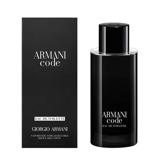 Armani Code Men Refillable 125ml EDT Spray for Men by Armani