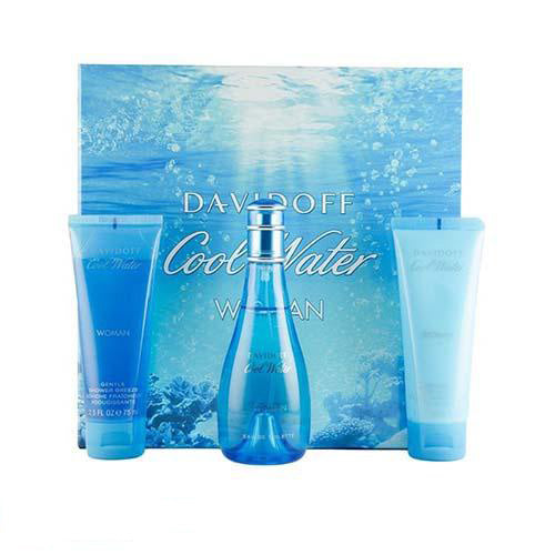 Cool Water Woman 3Pc Gift Set for Women by Davidoff