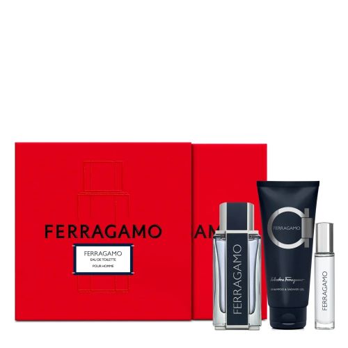 Ferragamo Pour Homme 3Pc Gift Set for Men by Salvatore Ferragamo