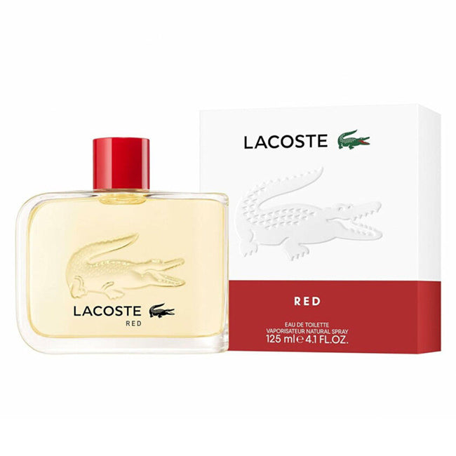 Lacoste Red 125ml EDT Spray for Men By Lacoste