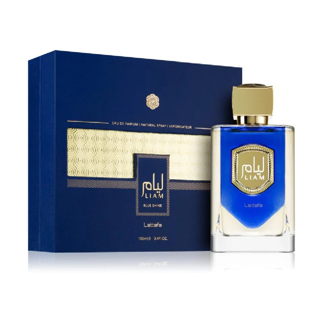 Lattafa Liam Blue Shine 100ml EDP Spray for Unisex by Lattafa