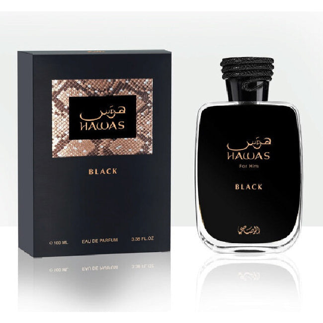 Rasasi Hawas Black 100ml EDP Spray for Men by Rasasi
