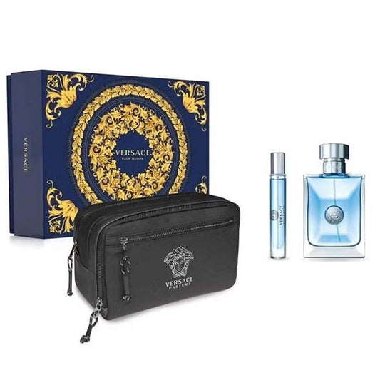 Versace Pour Homme 3Pc Gift Set for Men by Versace