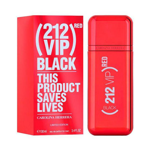 212 Vip Black Red Ltd 100ml EDP Spray for Men by Carolina Herrera
