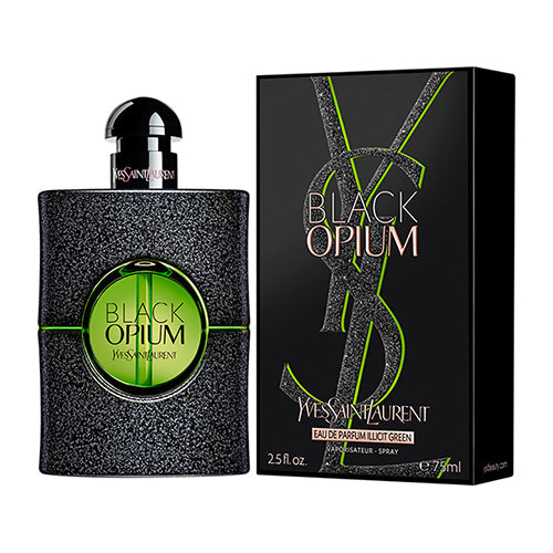 Black Opium Green Illicit 75ml EDP Spray for women by Yves Saint Laurent