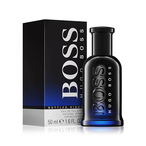Boss Bottled Night 50ml EDT Spray for Men by Hugo Boss