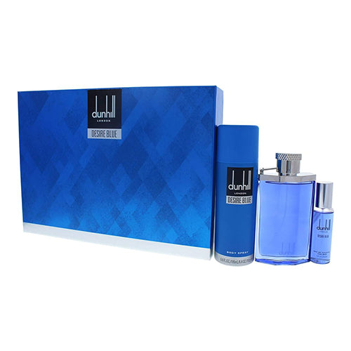 Dunhill Desire Blue 3Pc Gift Set for Men by Alfred Dunhill