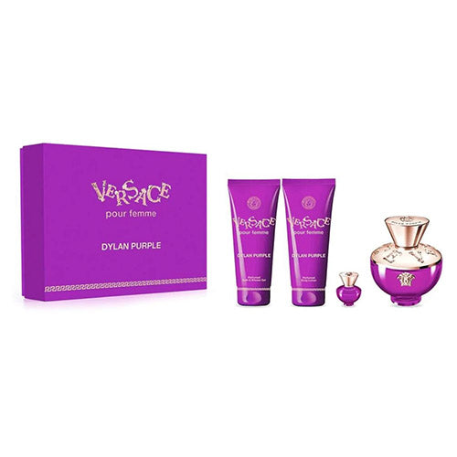 Dylan Purple 4Pc Gift Set for Women by Versace
