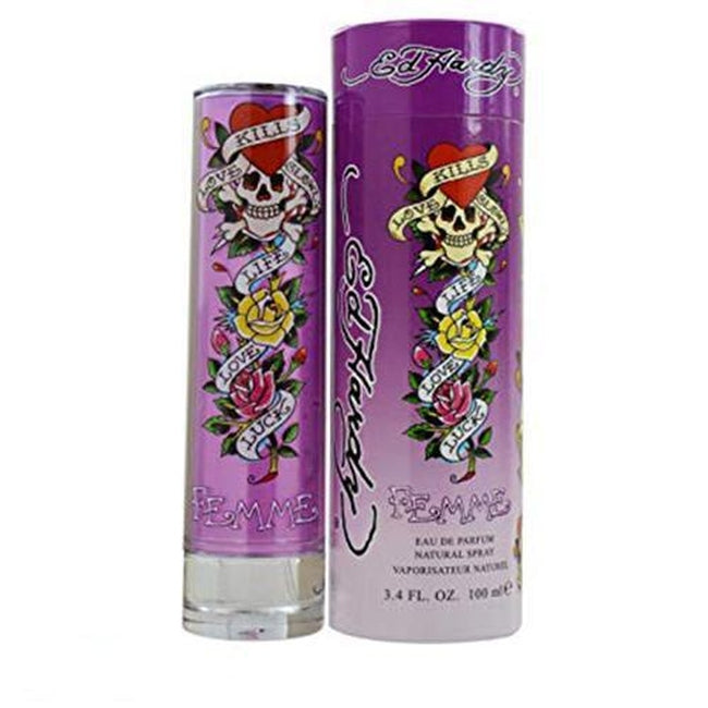 Ed Hardy Femme 100ml EDP Spray for Women By Ed Hardy