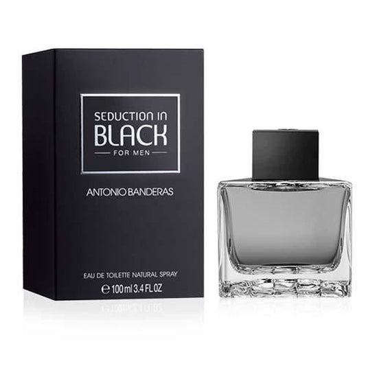 Seduction In Black 100ml EDT Spray for Men by Antonio Banderas
