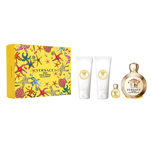 Versace Eros Femme 4Pc Gift Set for Women by Versace
