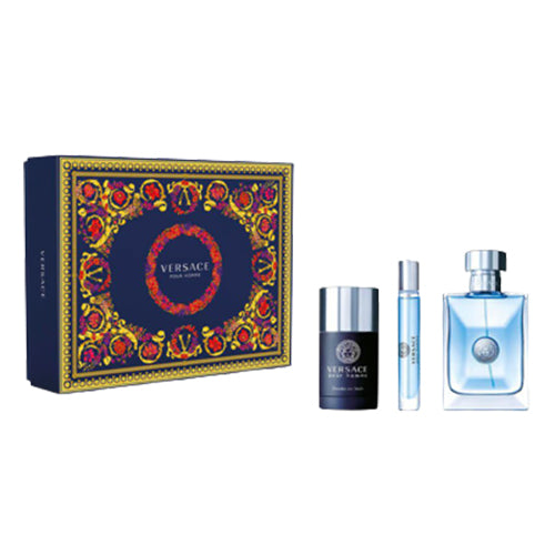 Versace Pour Homme 3Pc Gift Set for Men by Versace